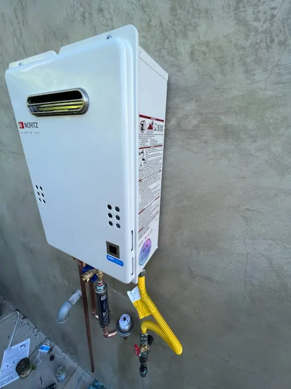Tankless water heater installation for Ashborough East homes